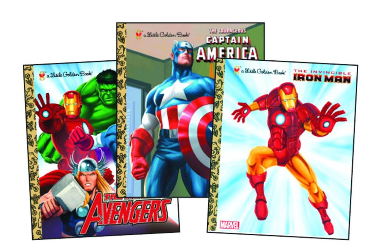 MARVEL SUPER HEROES GOLDEN BOOK BUNDLE #1