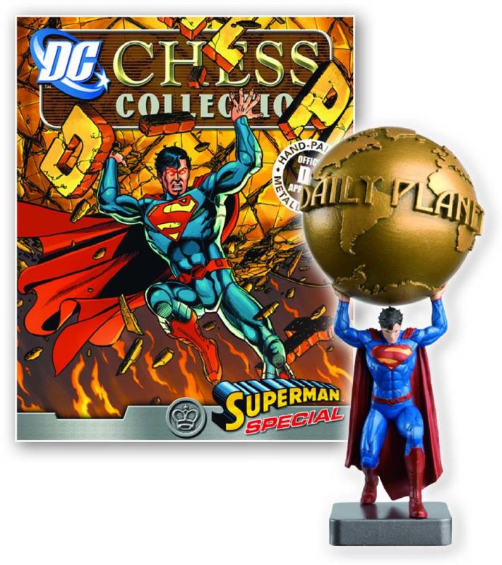 DC SUPERHERO CHESS FIG COLL MAG SPECIAL SUPERMAN DAILY PLANET