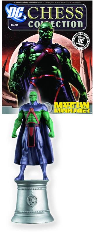 DC SUPERHERO CHESS FIG COLL MAG #47 MARTIAN MANHUNTER WHITE KNIGHT