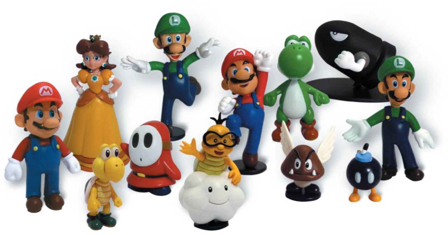 SUPER MARIO MINI FIGURE COLLECTIBLE BOMB