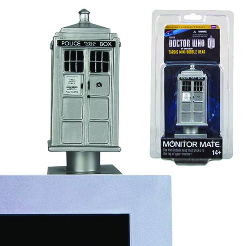 DR WHO 50TH ANN TARDIS MONITOR MATE BOBBLEHEAD