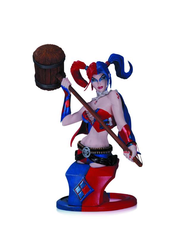 DC COMICS SUPER VILLAINS HARLEY QUINN BUST