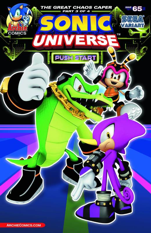 SONIC UNIVERSE #65 SEGA VARIANT CVR
