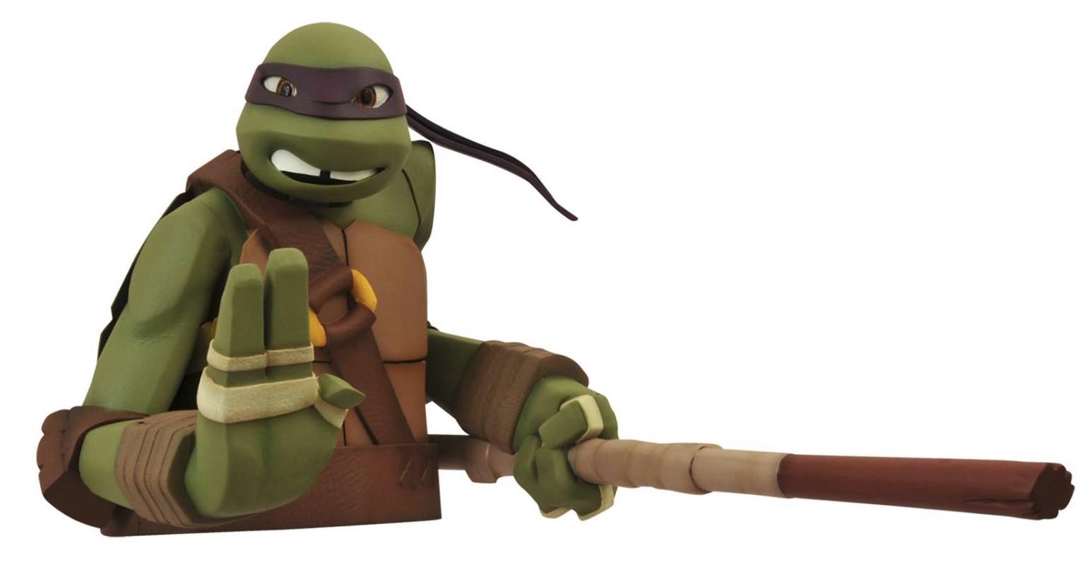 TMNT DONATELLO BUST BANK