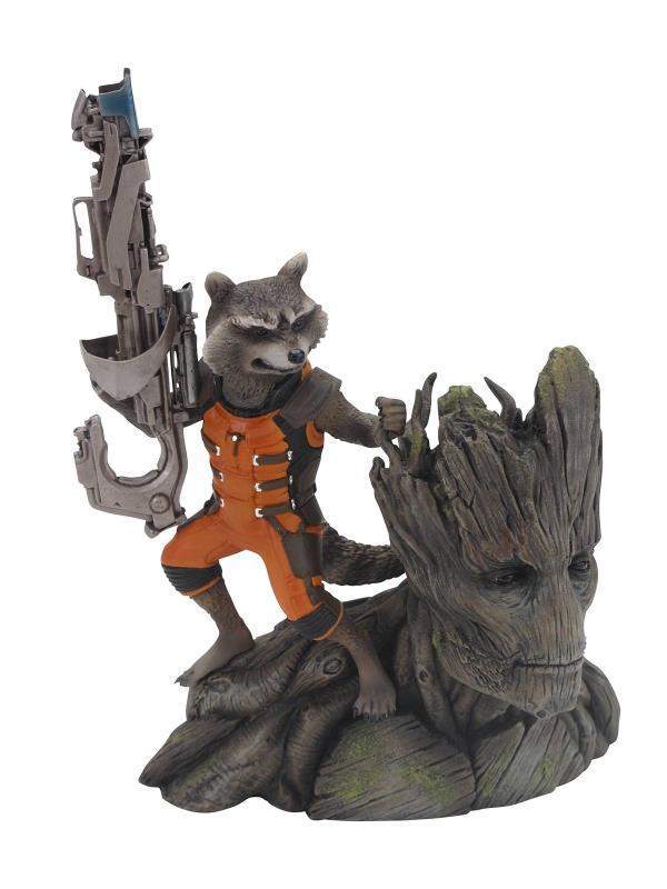 GUARDIANS OF THE GALAXY ROCKET RACCOON ARTFX+ STATUE (C: 1-1