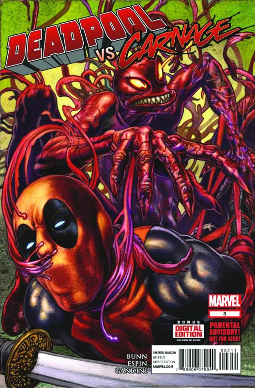 DEADPOOL VS CARNAGE #3 (OF 4) 2ND PTG FABRY VARIANT