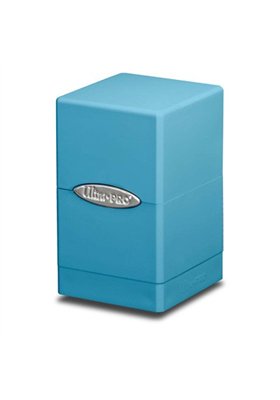 ULTRA PRO SATIN TOWER DECK BOX LIGHT BLUE
