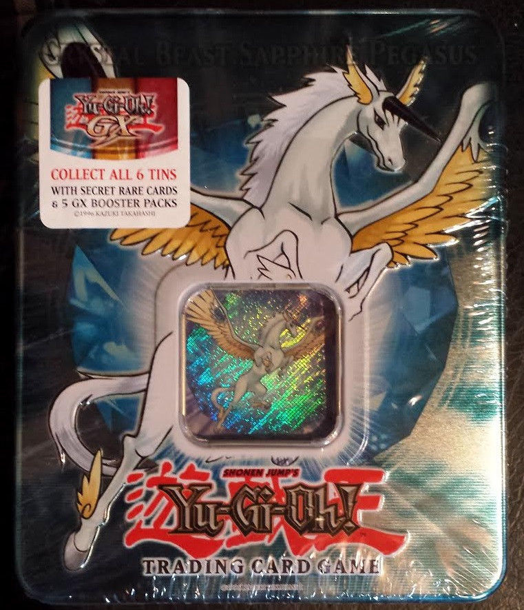 YU-GI-OH! (YGO): Crystal Beast Sapphire Pegasus Tin