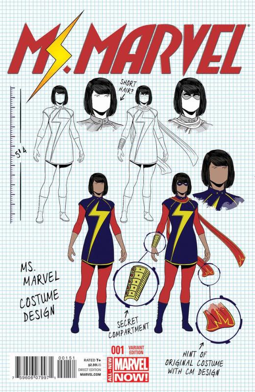 MS MARVEL #1 DESIGN VARIANT