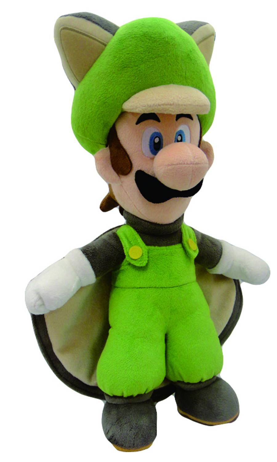 SUPER MARIO BROS FLYING SQUIRREL LUIGI 15IN PLUSH