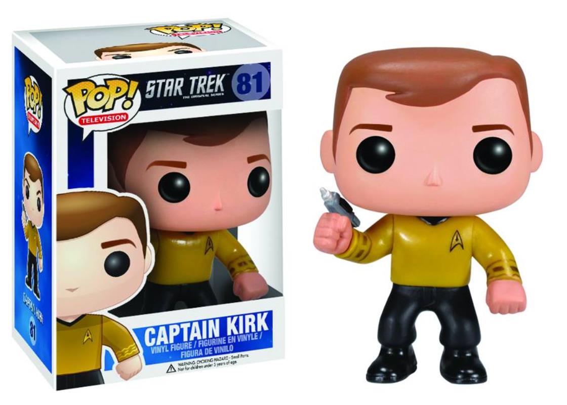 POP STAR TREK KIRK VINYL FIGURE  POP STAR TREK KIRK VINYL FIGURE