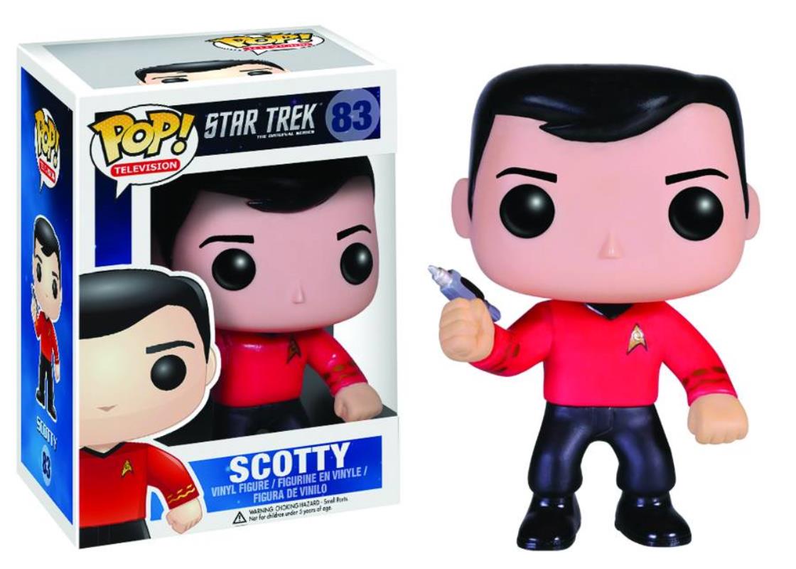 POP STAR TREK SCOTTY VINYL FIGURE  POP STAR TREK SCOTTY VINYL FIGURE
