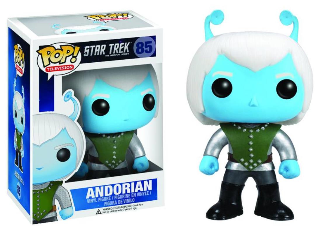 POP STAR TREK ANDORIAN VINYL FIGURE  POP STAR TREK ANDORIAN VINYL FIGURE