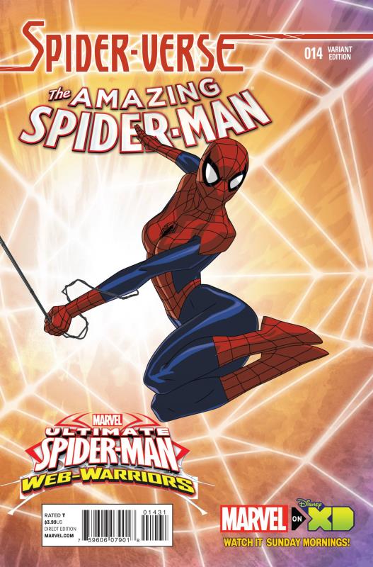 AMAZING SPIDER-MAN #14 1:10 WAMESTER MARVEL ANIMATION SV VARIANT