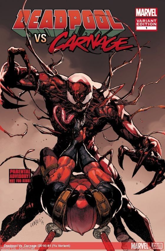 DEADPOOL VS CARNAGE #1 (OF 4) 1:25 YU VARIANT