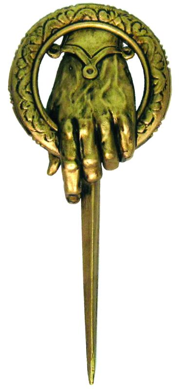 GAME OF THRONES HAND O/T KING METAL PIN