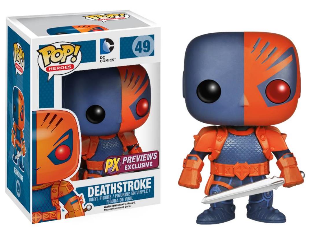 POP HEROES DEATHSTROKE PX VINYL FIGURE  POP HEROES DEATHSTROKE PX VINYL FIGURE
