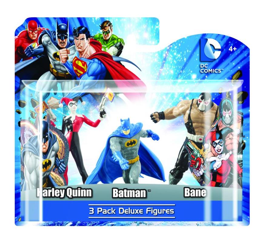 DC HEROES 4 PVC FIGURE 3PK SET D