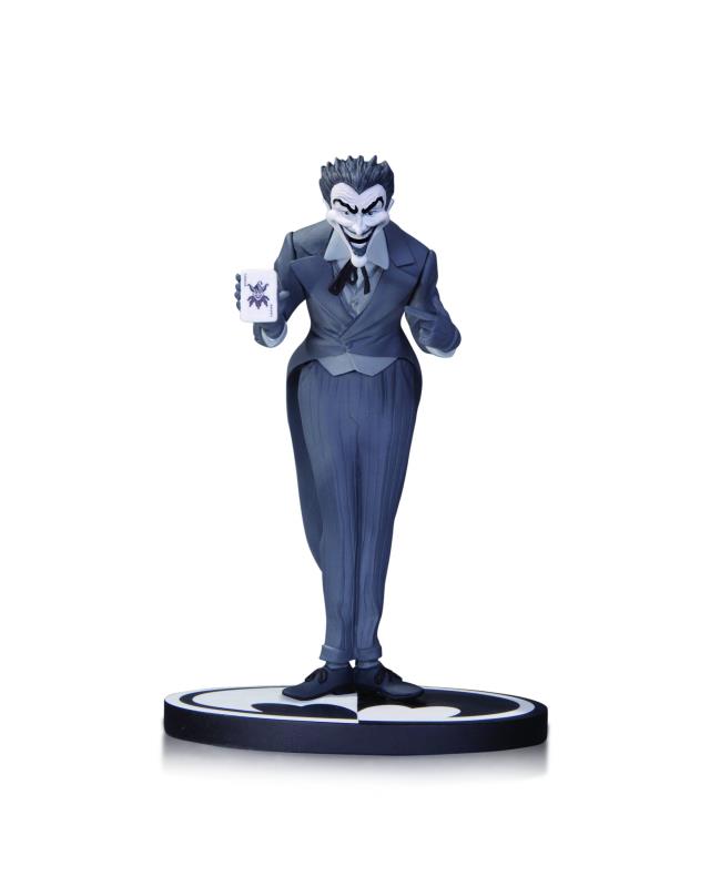 BATMAN BLACK & WHITE STATUE JOKER BY DICK SPRANG