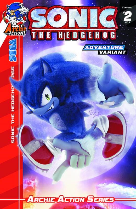 SONIC THE HEDGEHOG #265 SONIC ADVENTURE VARIANT CVR (NOTE PRICE)