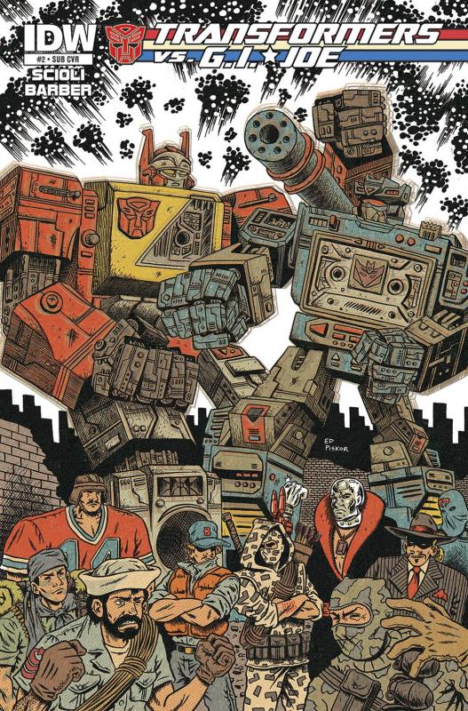 TRANSFORMERS VS GI JOE #2 SUBSCRIPTION VARIANT