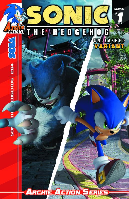 SONIC THE HEDGEHOG #264 UNLEASHED VARIANT CVR (NOTE PRICE)