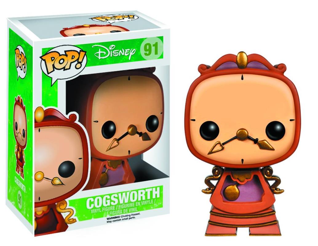 POP BEAUTY AND BEAST COGSWORTH VINYL FIGURE