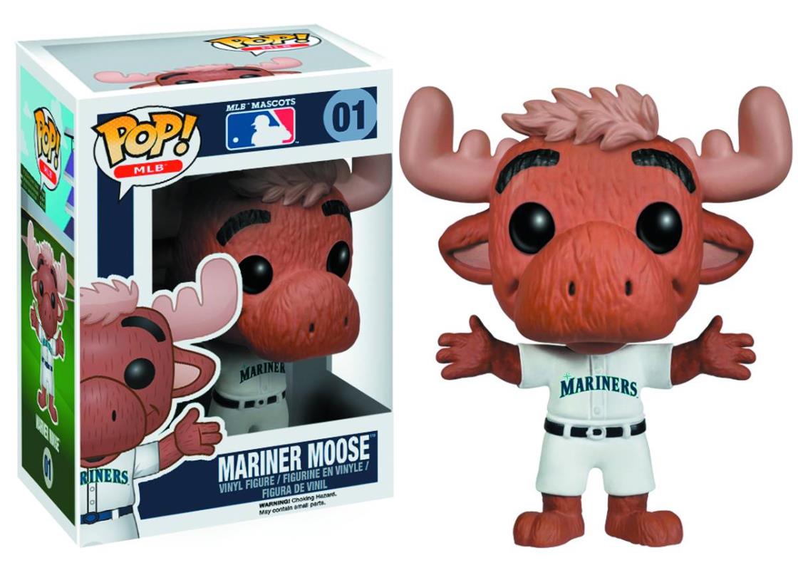 POP MLB MARINER MOOSE VINYL FIGURE  POP MLB MARINER MOOSE VINYL FIGURE