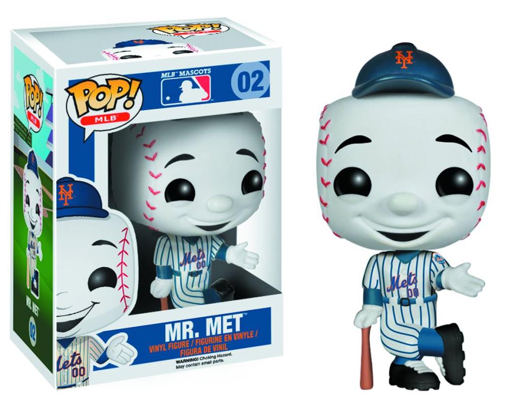 POP MLB MR MET VINYL FIGURE  POP MLB MR MET VINYL FIGURE