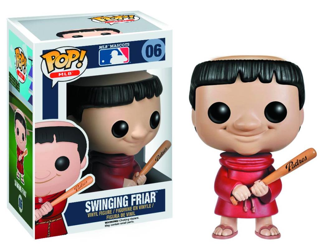 POP MLB SWINGING FRIAR VINYL FIGURE  POP MLB SWINGING FRIAR VINYL FIGURE