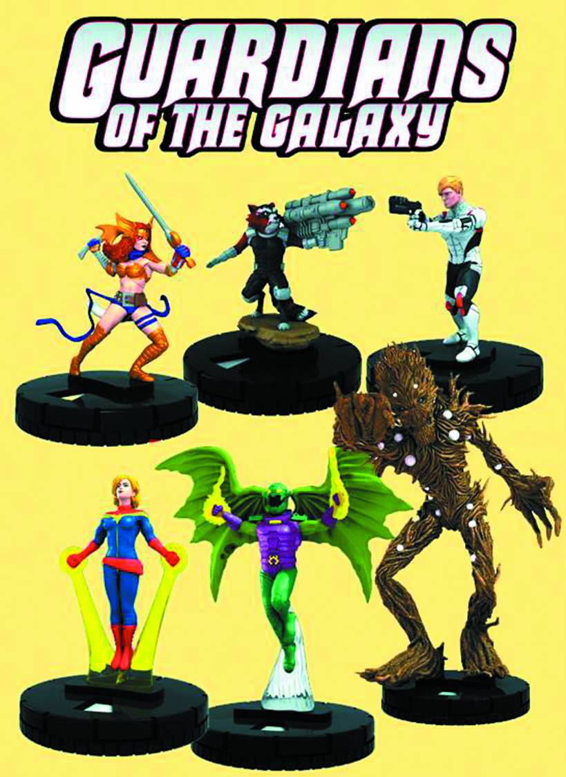 MARVEL HEROCLIX GUARDIANS GALAXY COMIC GRAVITY FEED