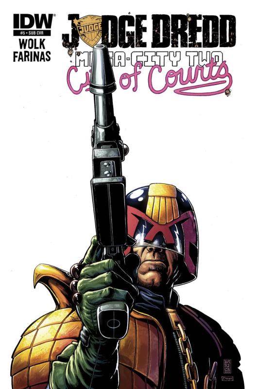 JUDGE DREDD MEGA CITY TWO #5 (OF 5) SUBSCRIPTION VARIANT