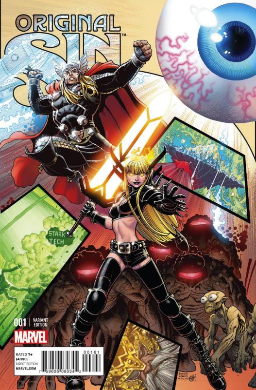 ORIGINAL SIN #1 (OF 8) INTERLOCKING BATTLE ADAMS VARIANT