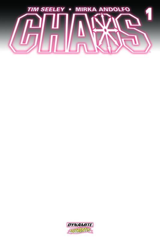 CHAOS #1 (OF 6) BLANK AUTHENTIX VARIANT CVR