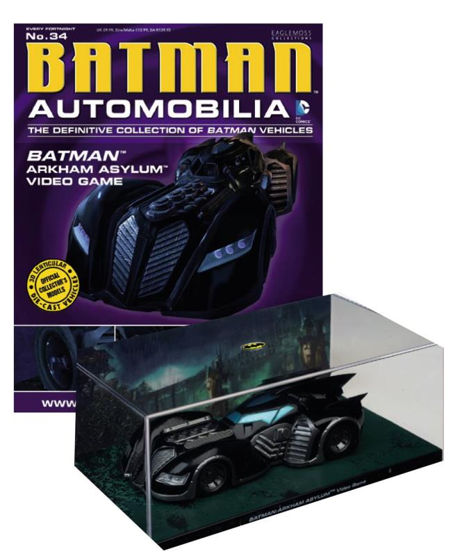 DC BATMAN AUTO FIG MAG #34 ARKHAM ASYLUM VIDEO GAME