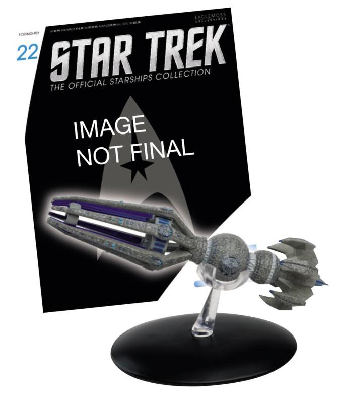 STAR TREK STARSHIPS FIG COLL MAG #22 KRENIM TEMPORAL WEAPON SHIP
