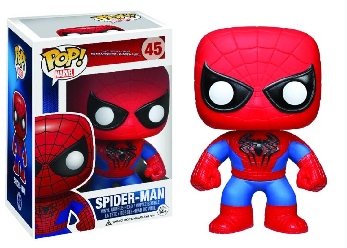 POP AMAZING SPIDER-MAN 2 SPIDER-MAN VINYL FIGURE  POP AMAZING SPIDER-MAN 2 SPIDER-MAN VINYL FIGURE