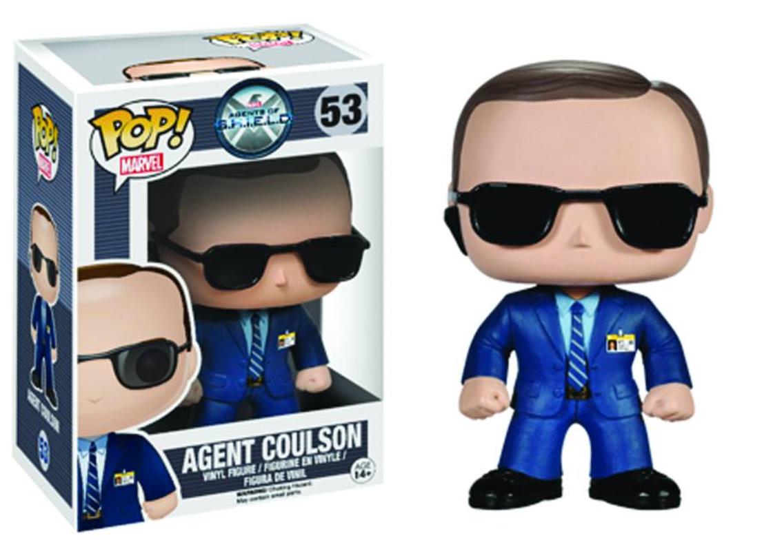 POP MARVEL SHIELD AGENT COULSON VINYL FIGURE  POP MARVEL SHIELD AGENT COULSON VINYL FIGURE