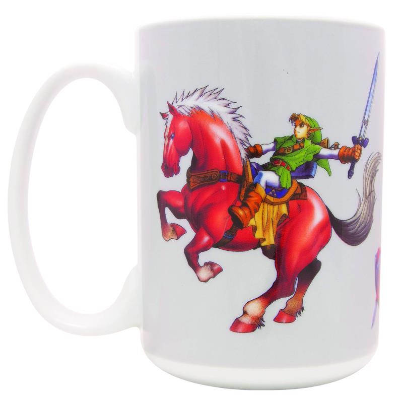 LEGEND OF ZELDA OCARINA OF TIME LINK ON EPONA MUG