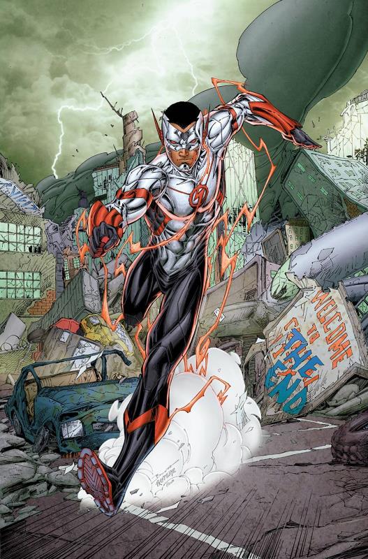 FLASH FUTURES END #1 3D COVER 3D COVER