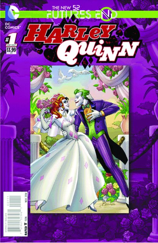 HARLEY QUINN FUTURES END #1 3D COVER