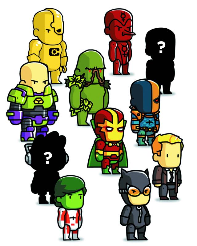 SCRIBBLENAUTS UNMASKED BMB MINI FIGURES SER 4
