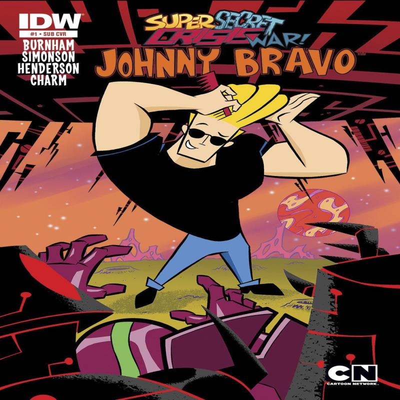 SUPER SECRET CRISIS WAR JOHNNY BRAVO #1 SUBSCRIPTION VARIANT