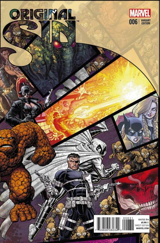 ORIGINAL SIN #6 (OF 8) ADAMS INTERLOCKING BATTLE VARIANT