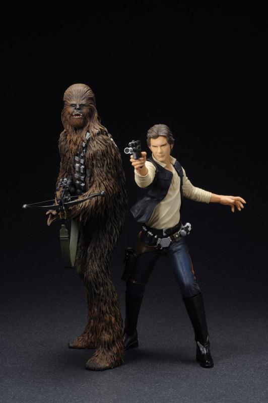 STAR WARS HAN SOLO & CHEWBACCA ARTFX+ STATUE