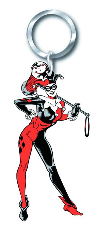 HARLEY QUINN FIGURAL SOFT TOUCH PVC KEYRING