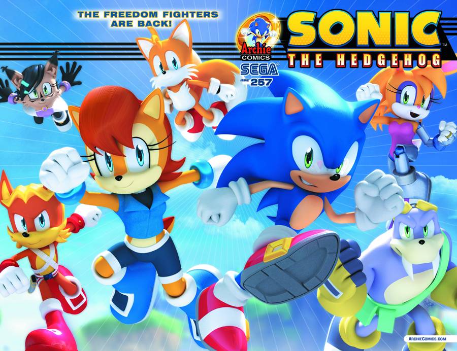 SONIC THE HEDGEHOG #257 REG CVR