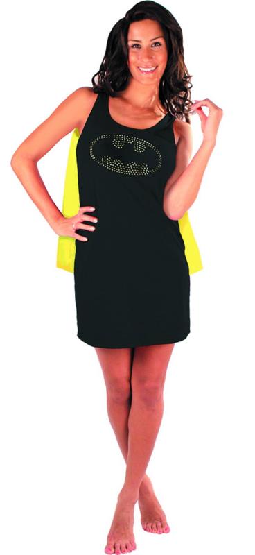 DC HEROES BATGIRL SLEEP TANK W/CAPE SM
