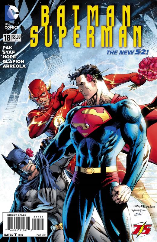 BATMAN SUPERMAN #18 FLASH 75 VARIANT ED