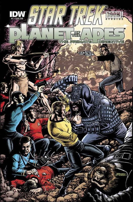 STAR TREK PLANET OF THE APES #1 (OF 5) SUBSCRIPTION VARIANT